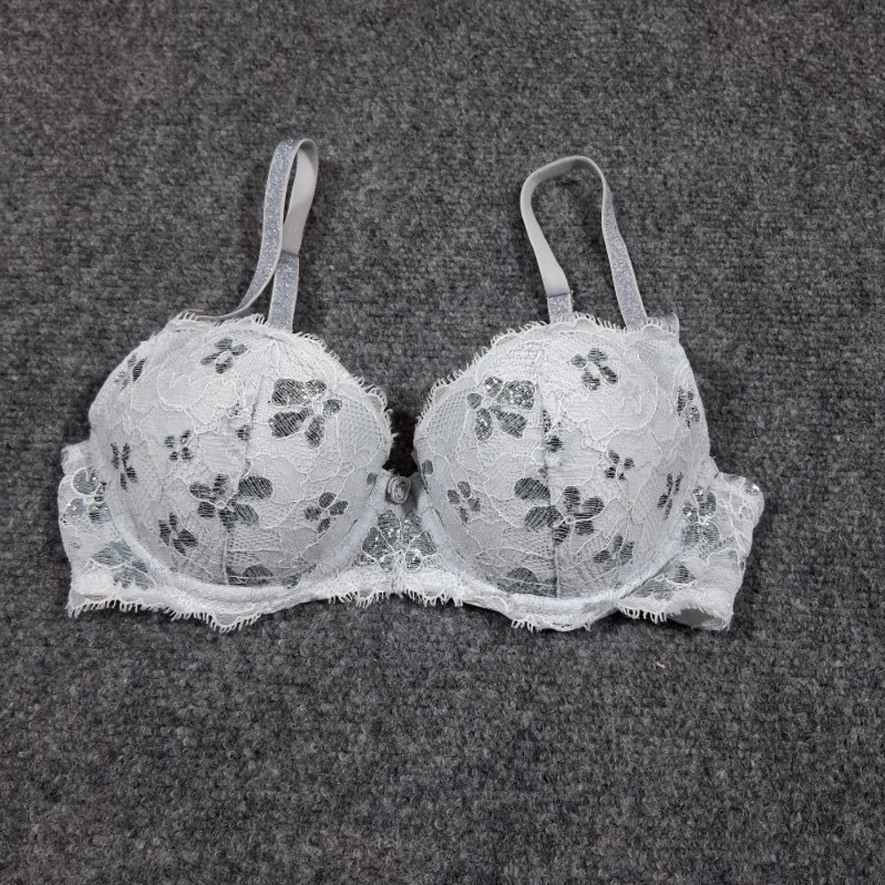 Victoria Secret 30C/C65 Lace Bra Light Blue